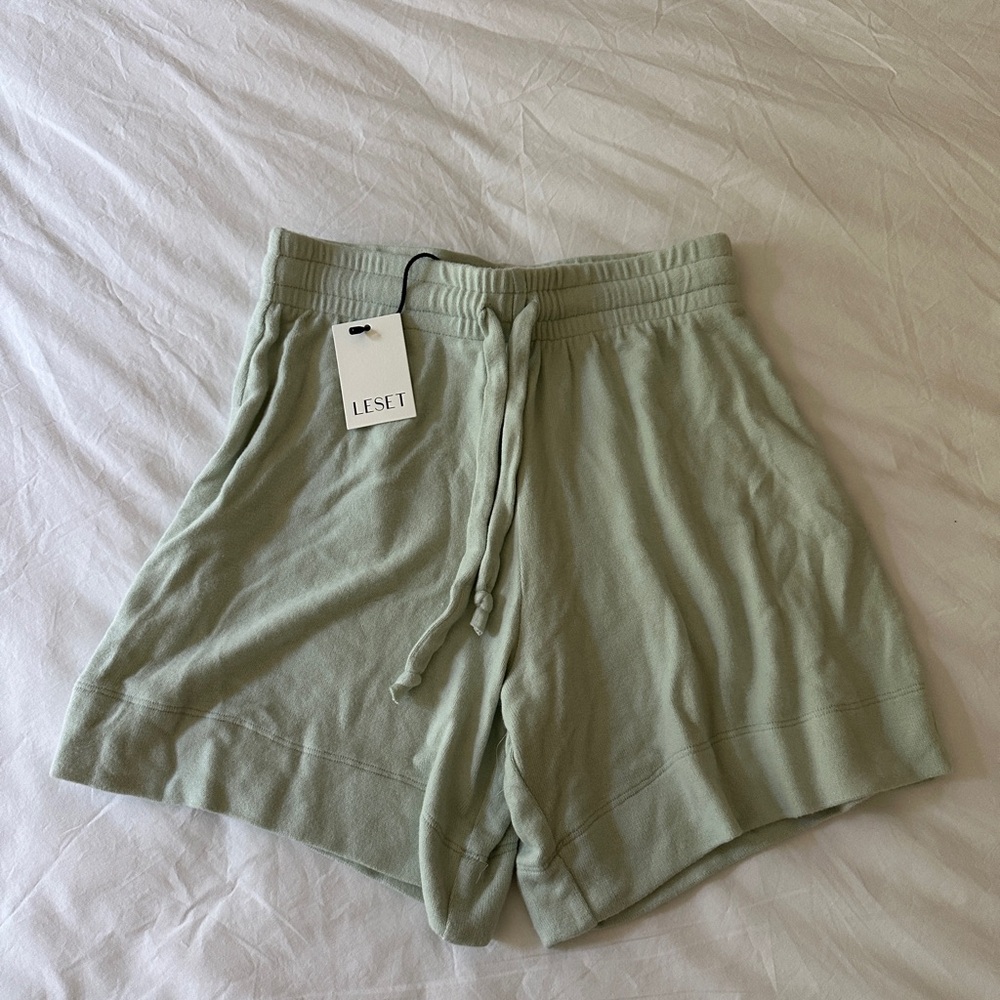 NWT Leset Lori Boxer Short in Mint